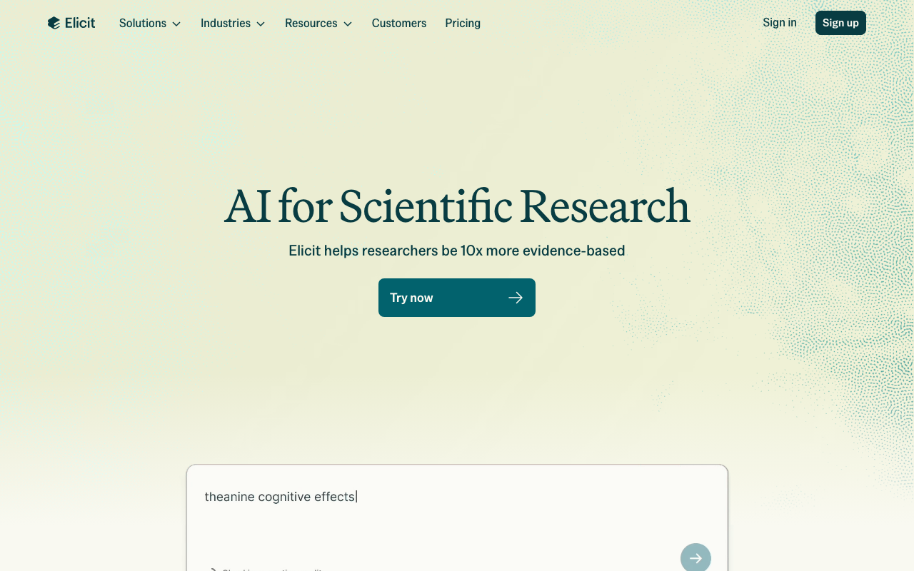 Elicit homepage