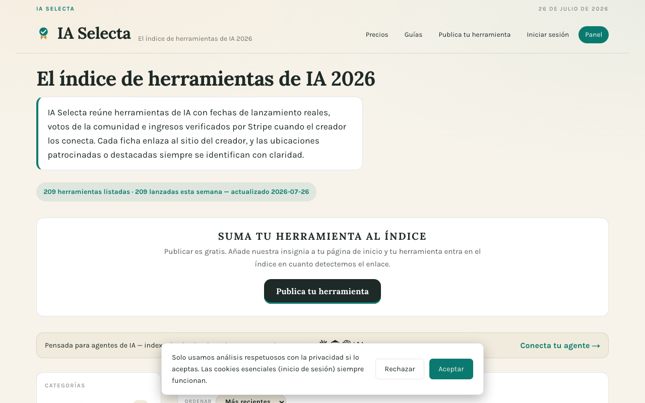 IA Selecta homepage