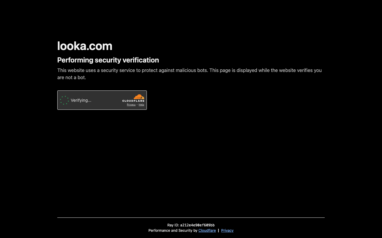 Looka homepage