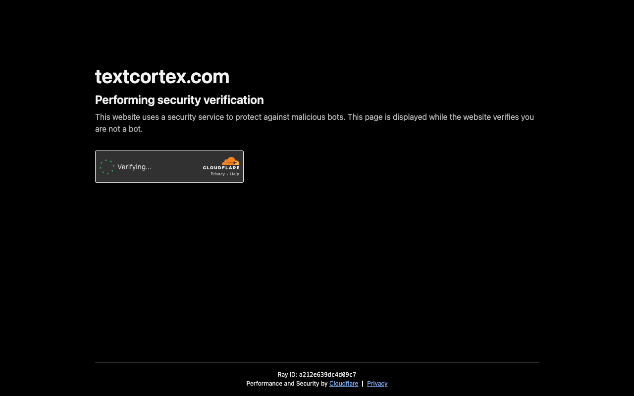 TextCortex homepage